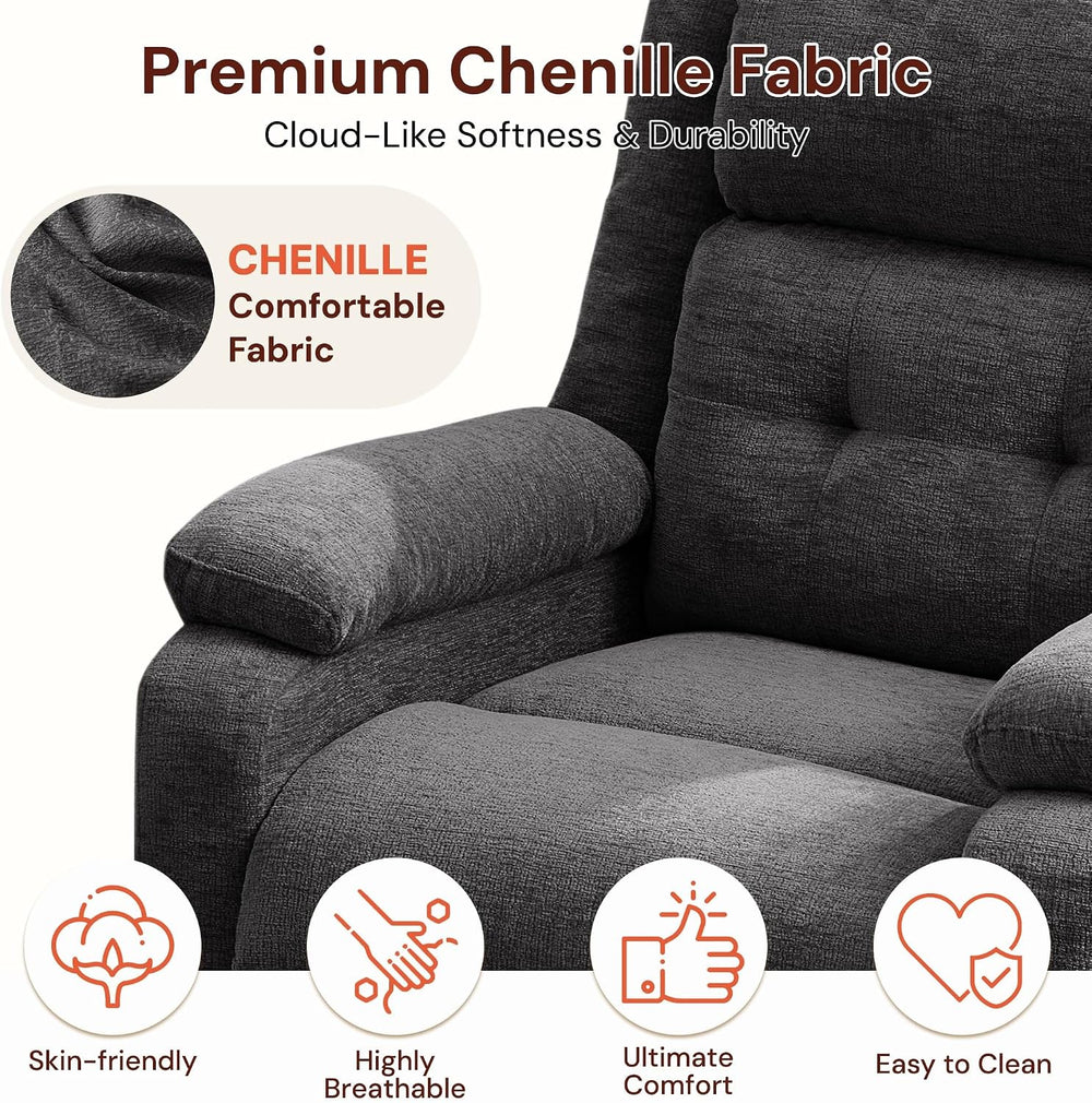 Korser Power Recliner Chair for Adults, Oversized Electric Recliner with Thic...
