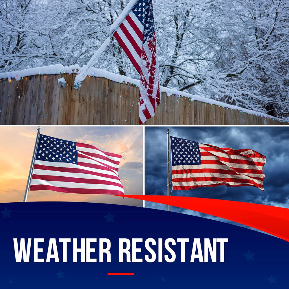 American Flag 4x6 for Outdoor Use | Made in USA-not imported Heavy-Duty Flag ...