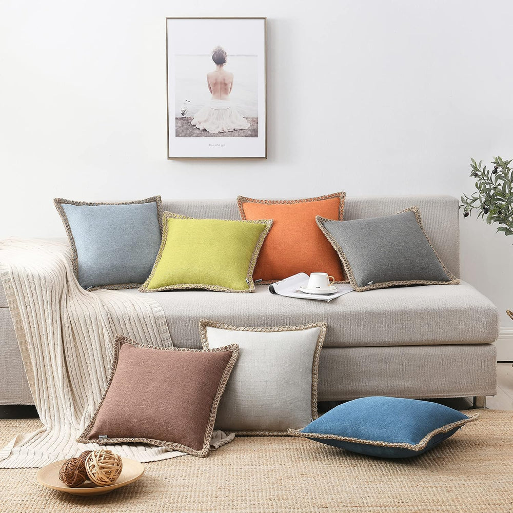 Throw Pillow Covers 26x26 Outdoor Decorative Pillows Cover for Couch