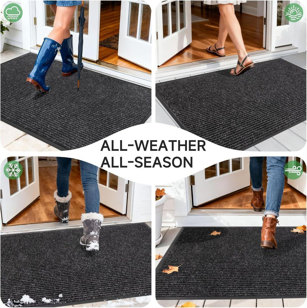 100pointONE Front Door Mat, Heavy Duty Indoor Outdoor Doormat for Entryway, 1...