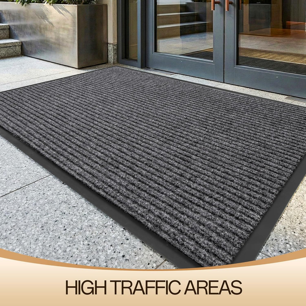 Amyracel Front Door Mat, Heavy Duty Waterproof Indoor Outdoor Doormat 3'x...