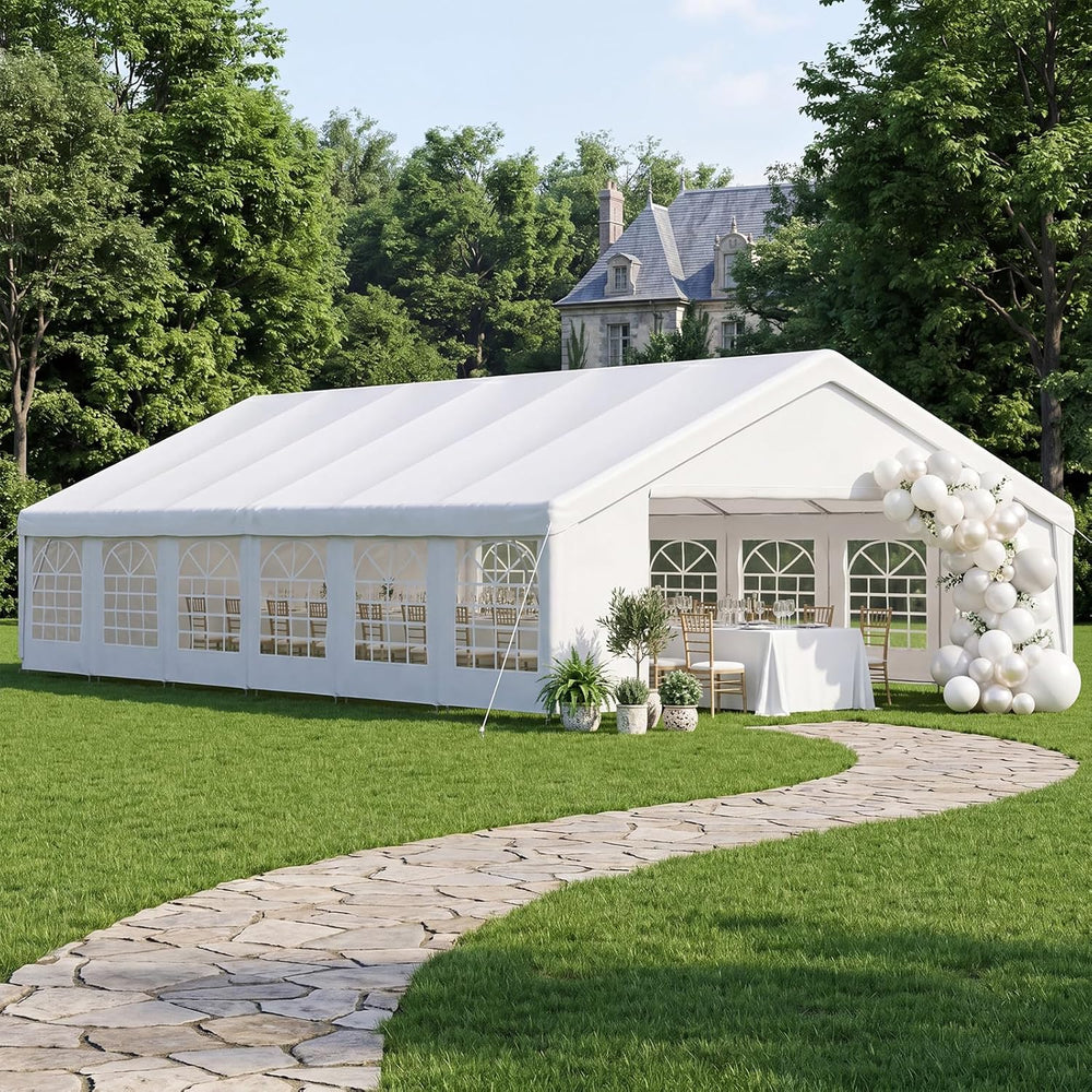 Aoxun 20x40 Party Tent,Heavy-Duty Canopy Tents for Parties Weddings Events