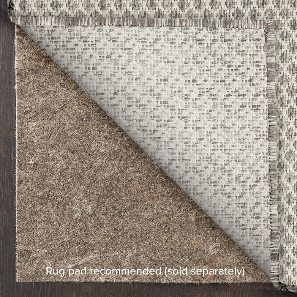 Nourison Home Courtyard 9' x 12' Indoor/Outdoor Serged Edges Area Rug...