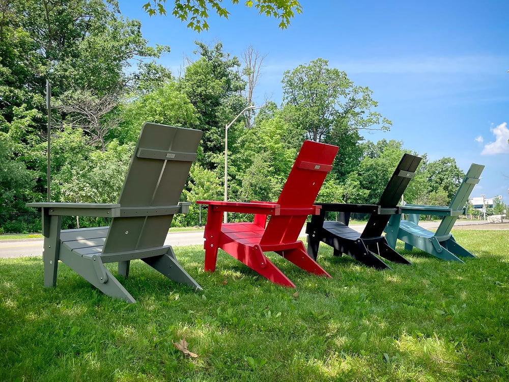 Folding Adirondack Resin Chairs Patio Chairs Lawn Chair Outdoor Adirondack Ch...