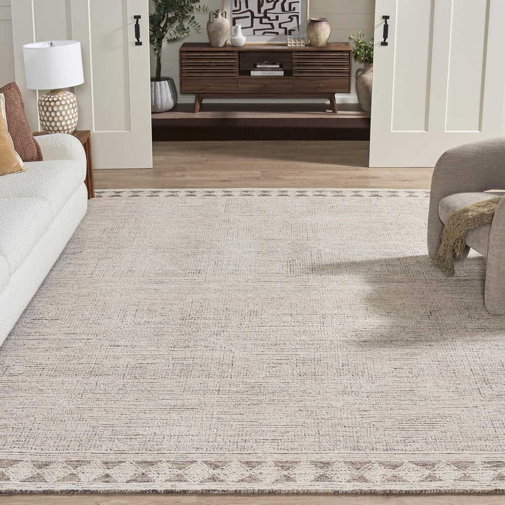 SAFAVIEH Abstract Collection X-Large Area Rug - 11' x 15', Ivory &...