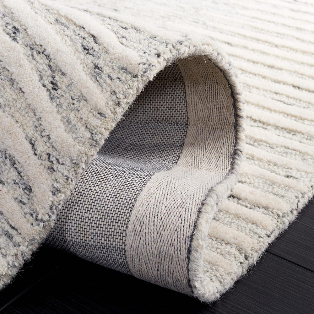 SAFAVIEH Abstract Collection Area Rug - 11' x 15', Grey & Ivory, ...