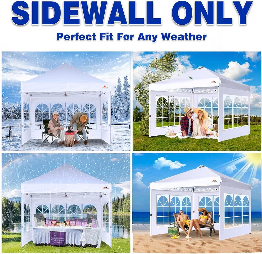 SCOCANOPY Church Window Sidewall for 12x12 Canopy Frame, 3 Pack Sunwalls Only...