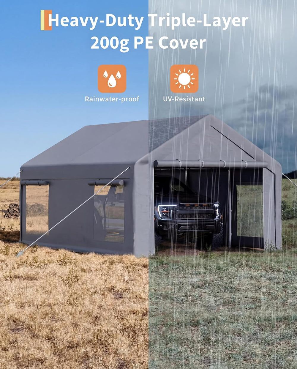 GarveeLife 10x20 Car Port Portable Garage