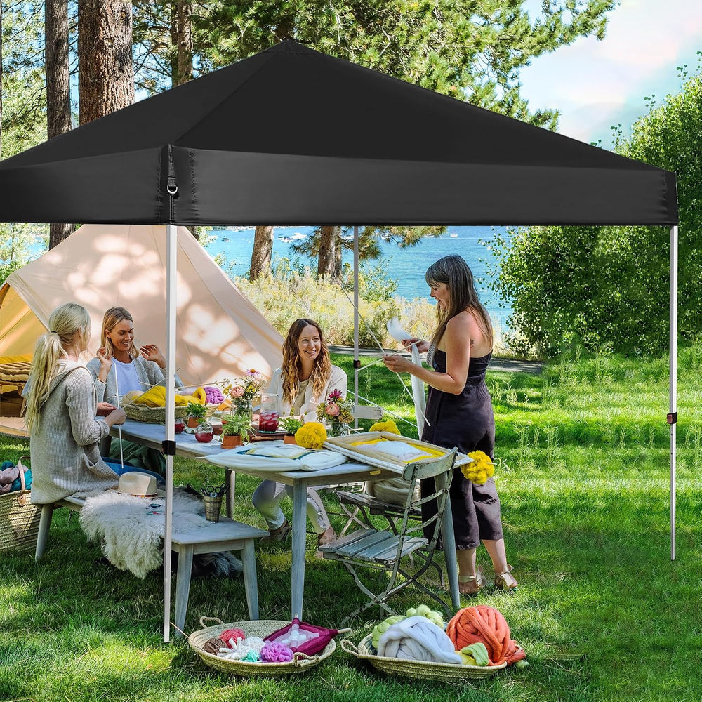 Pop Up Canopy 8X8 FT,Portable Sun Instant Shelter w/Backpack Bag,Waterproof,A...