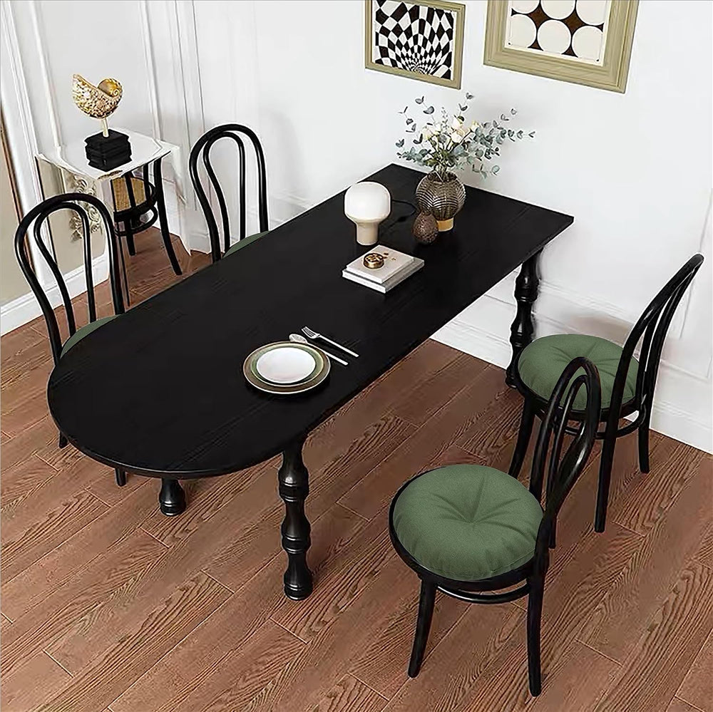 Magpie Fabrics 15" Round Bistro Seat Cushions with Ties, Set of 2, Water...
