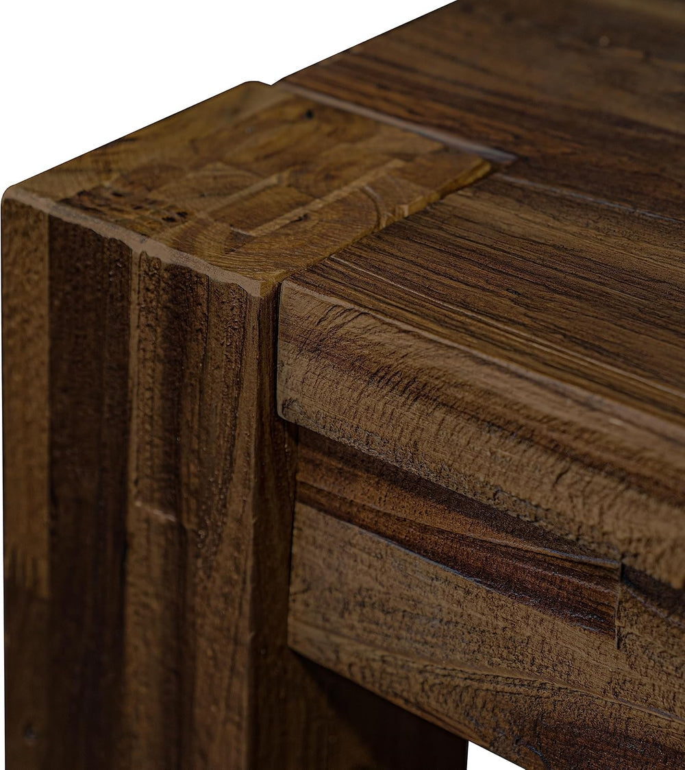East West Furniture CN6-07-T Celina Dining Room Table - Rectangle Rustic Farm...