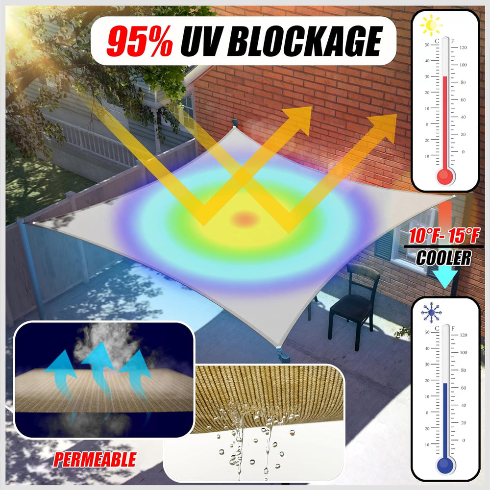 ColourTree 12' x 12' x 17' Grey Right Triangle CTAPRT12 Sun Shade...