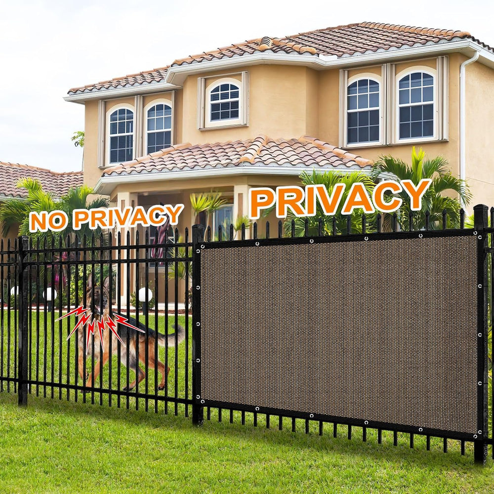 Artpuch 90% Sun Shade Cloth, 10 x 12 FT Pergola Shade Cover Canopy with Gromm...