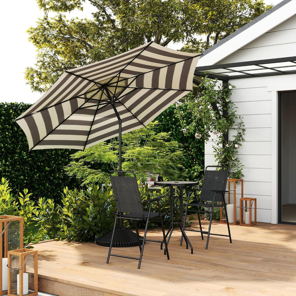 Abba Patio 9FT Lyon Outdoor Patio Umbrella Outdoor Table Umbrella with Push B...