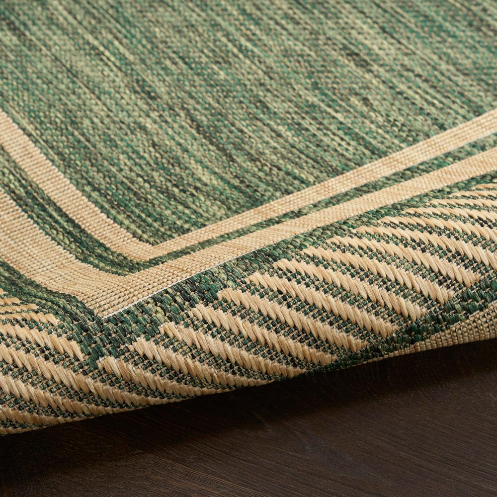 Nourison Home Horizon Indoor/Outdoor Green 9' x 12' Area Rug - Easy C...