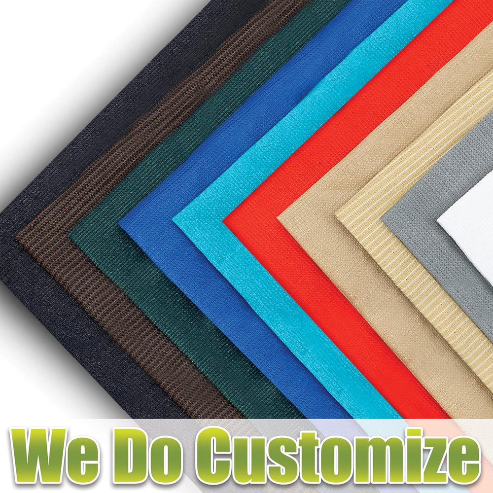 Colourtree 10' x 16' Beige Sun Shade Sail Rectangle Canopy Fabric Clo...