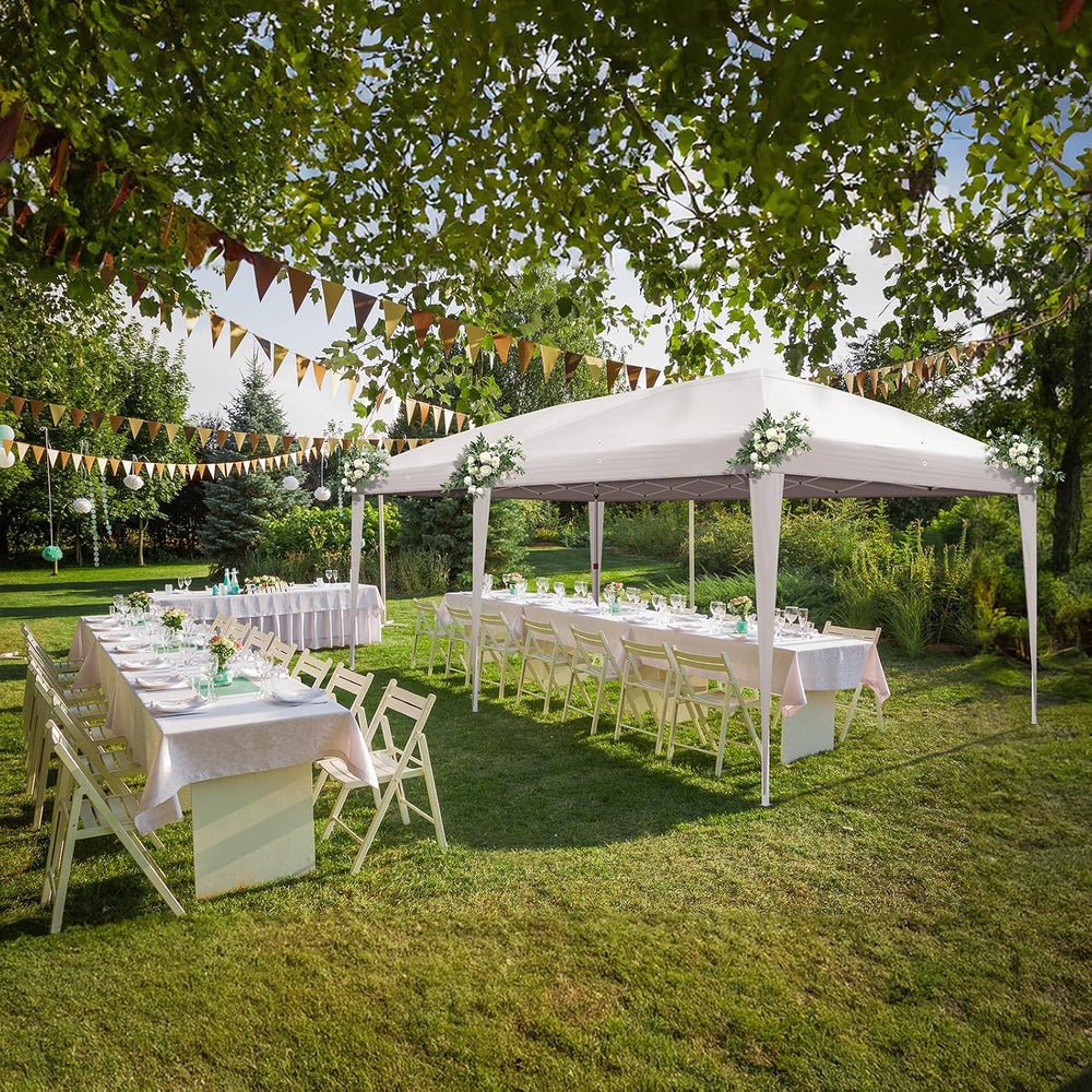 VINGLI 10'x20' Pop Up Canopy Tent Portable Instant Gazebo Party Tent ...