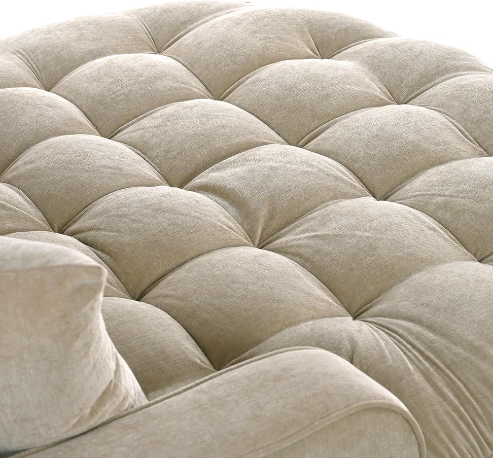 Chaise Lounger Sleeper Sofa, Upholstered Convertible Chair