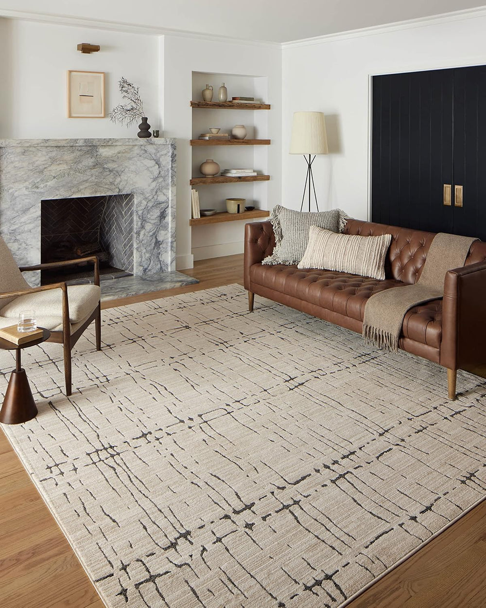 Loloi Darby Sand/Dk. Grey 7'-10" x 10' Area Rug