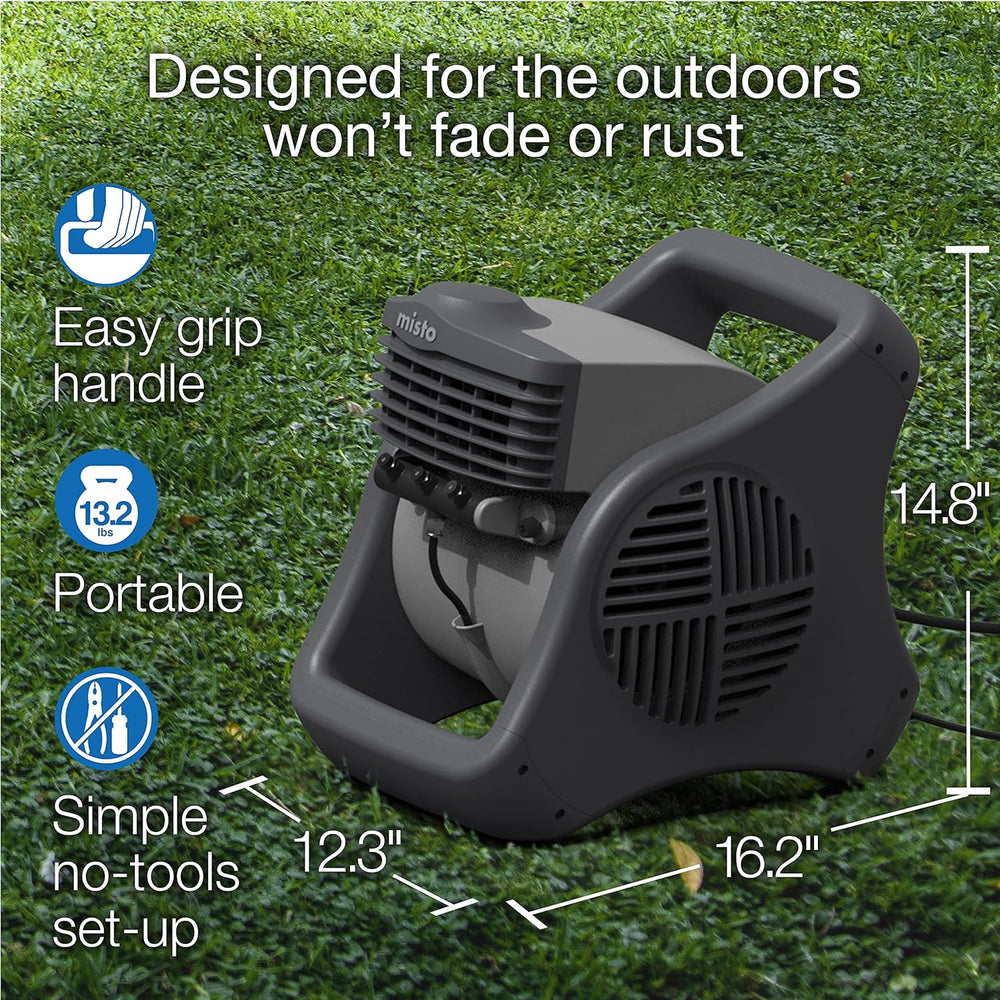 Lasko Misto Outdoor Misting Blower Fan, Ideal for Sports, Camping, Decks &...