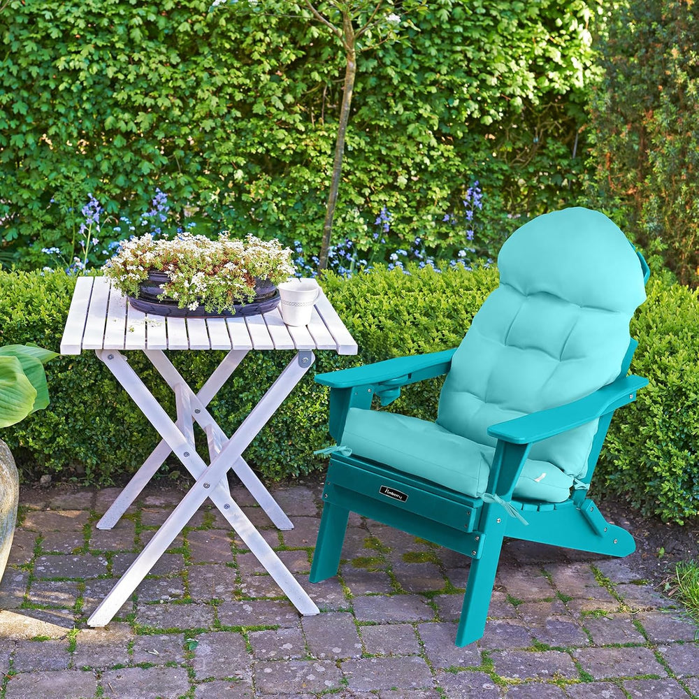 FUNBERRY Adirondack Chair Cushions Set of 2, Cushions for Rocker with Ties