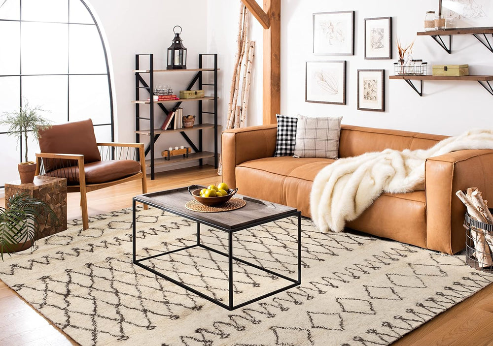 SAFAVIEH Casablanca Collection X-Large Area Rug - 11' x 15', Ivory &a...