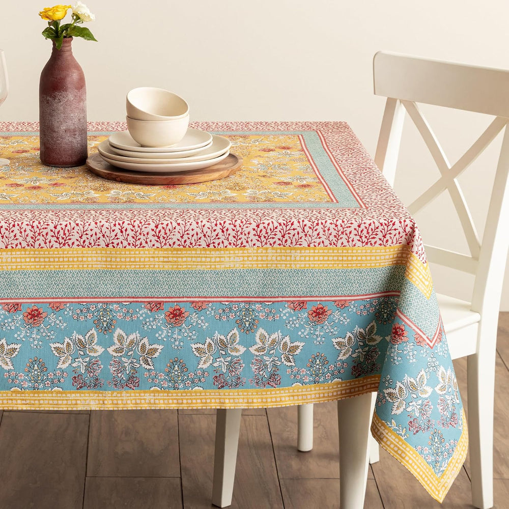 Maison d' Hermine Table Cloth Square Table Reusable 100% Cotton 54"x...