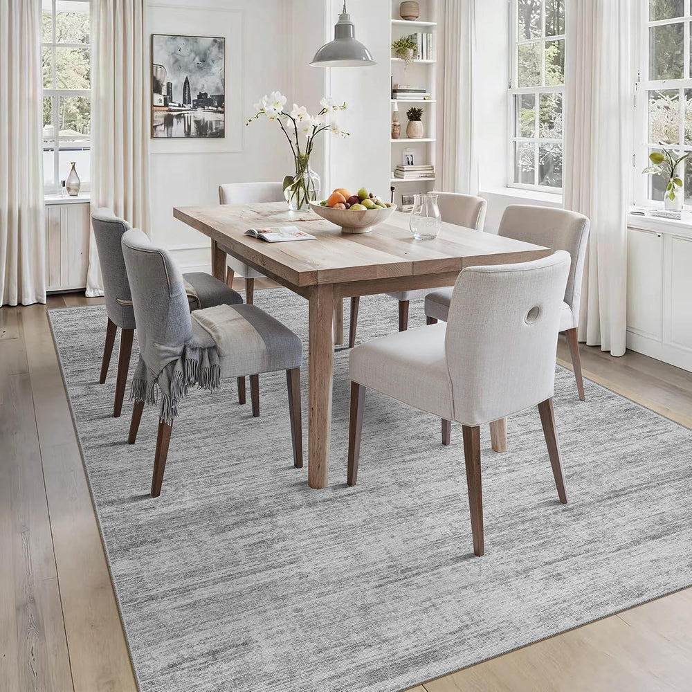 8x10 Area Rugs for Living Room,Modern Abstract Non-Slip Backing Washable Rugs...