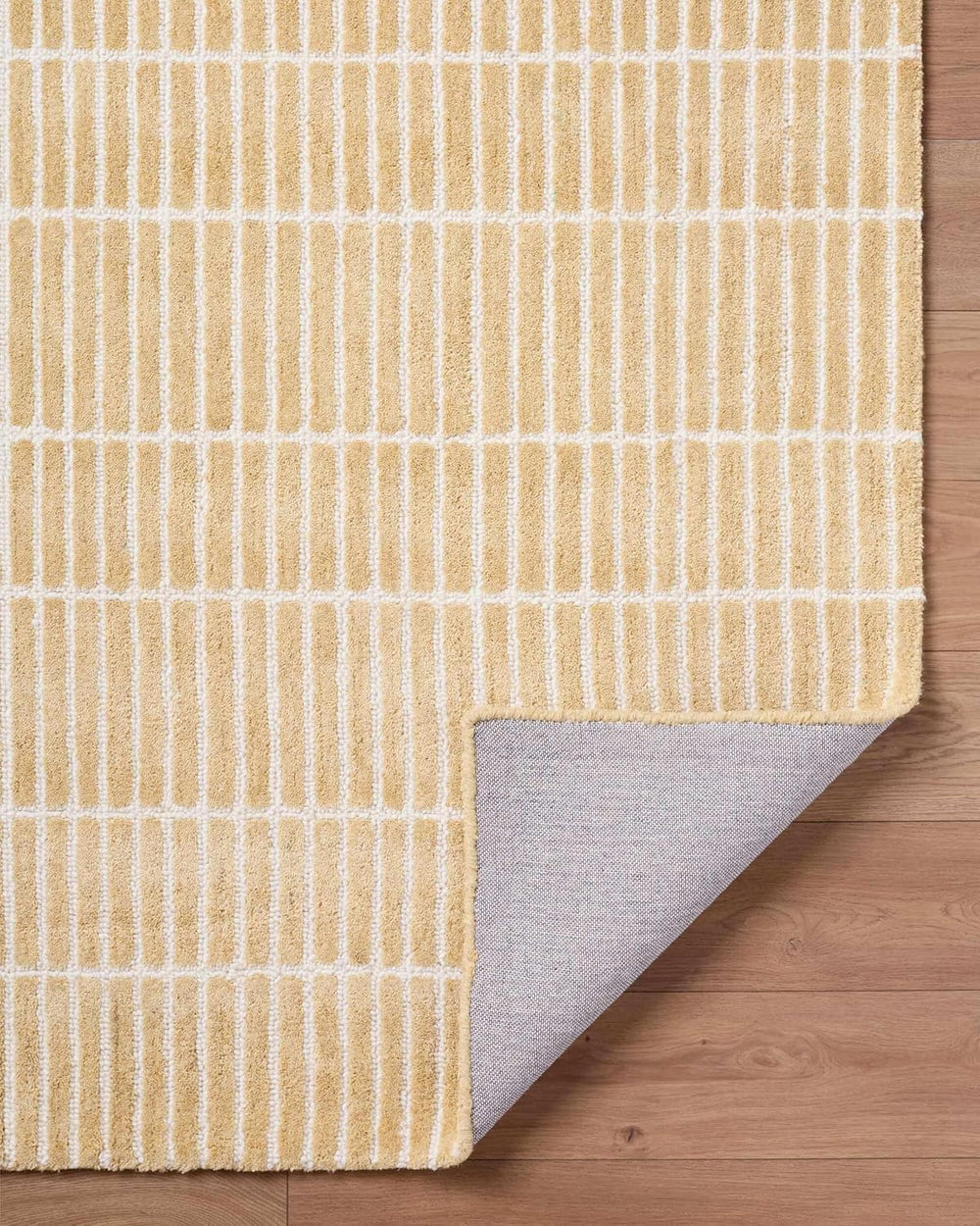 Hauteloom Finial Wool Living Room, Bedroom Area Rug - Neutral Modern Minimali...
