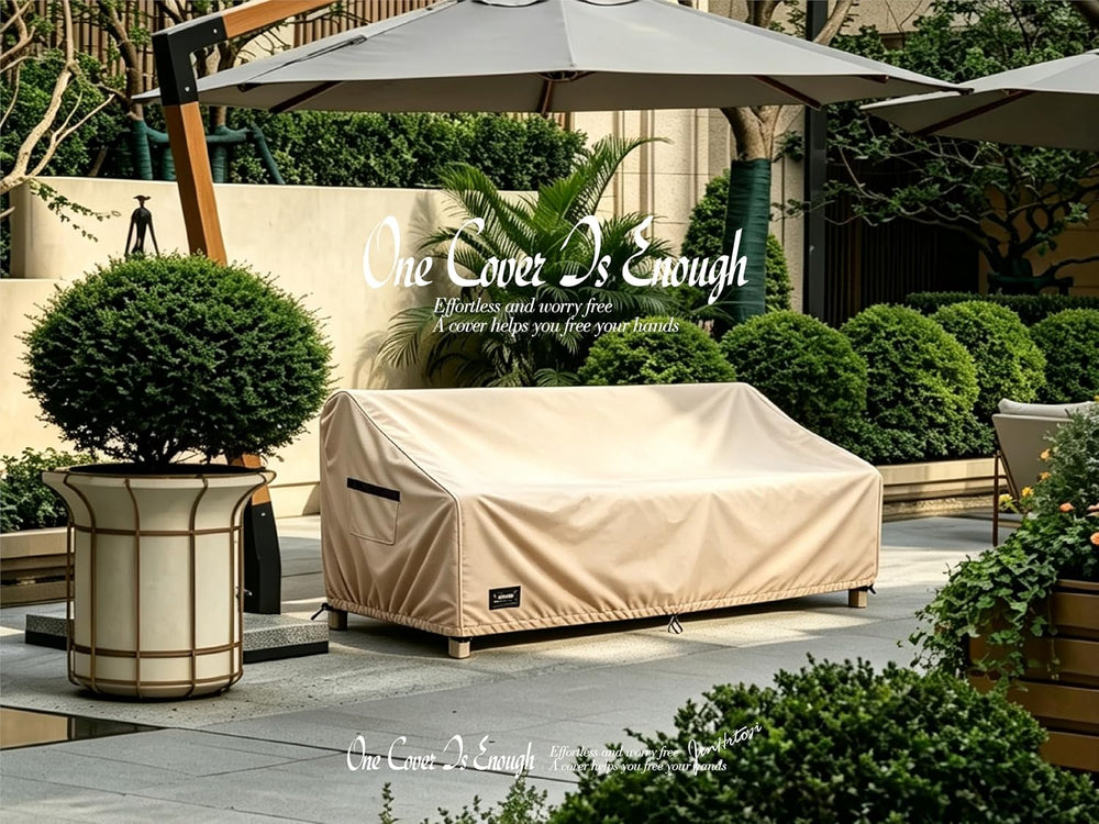 JinHrtoyi 3-Seater Outdoor Couch Cover, 79Wx38Dx35H inches Outdoor Furniture ...