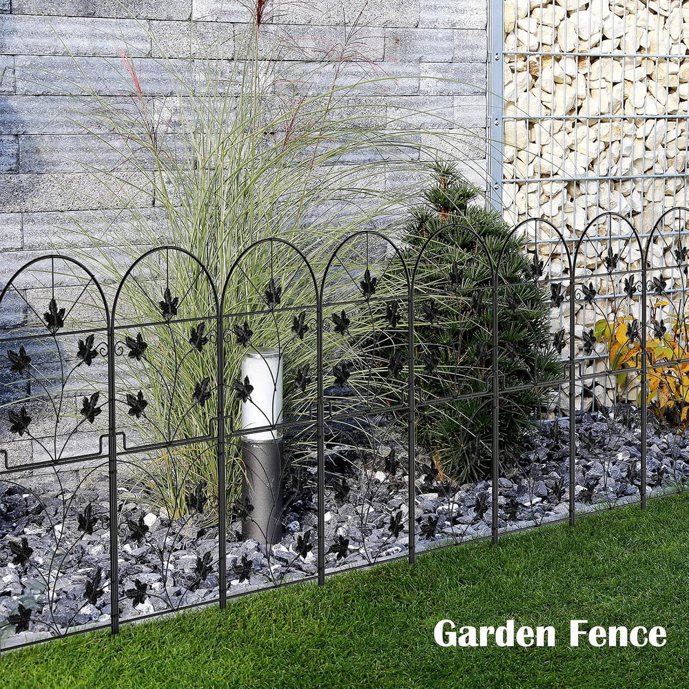 15 Pack Decorative Garden Fence Panels No Dig Fencing, Total 38in (H) x 16ft ...