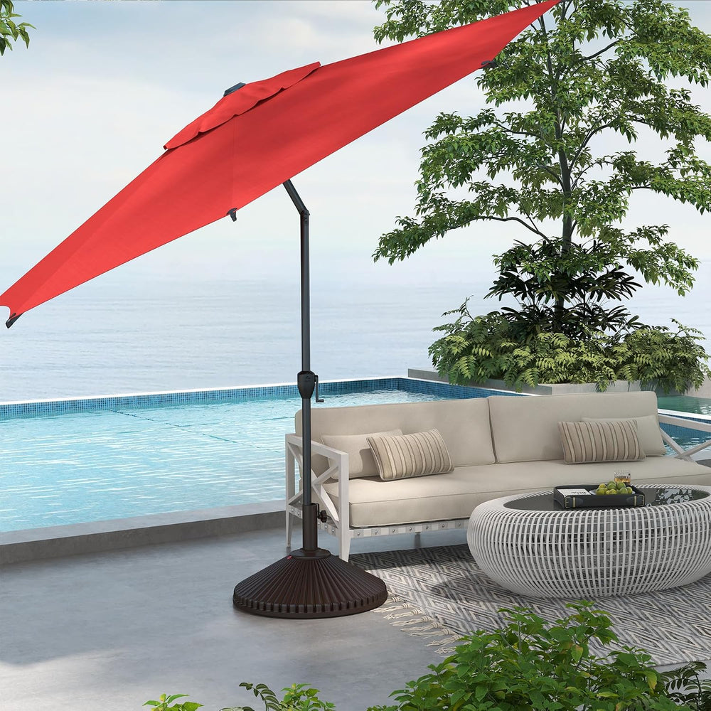 Abba Patio 9FT Lyon Outdoor Patio Umbrella Outdoor Table Umbrella with Push B...