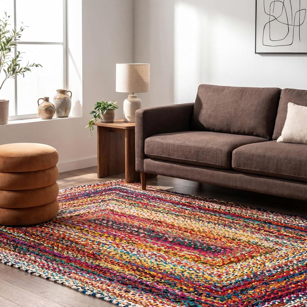 nuLOOM Tammara Multicolor Ombre Braided Area Rug, 8' x 10'