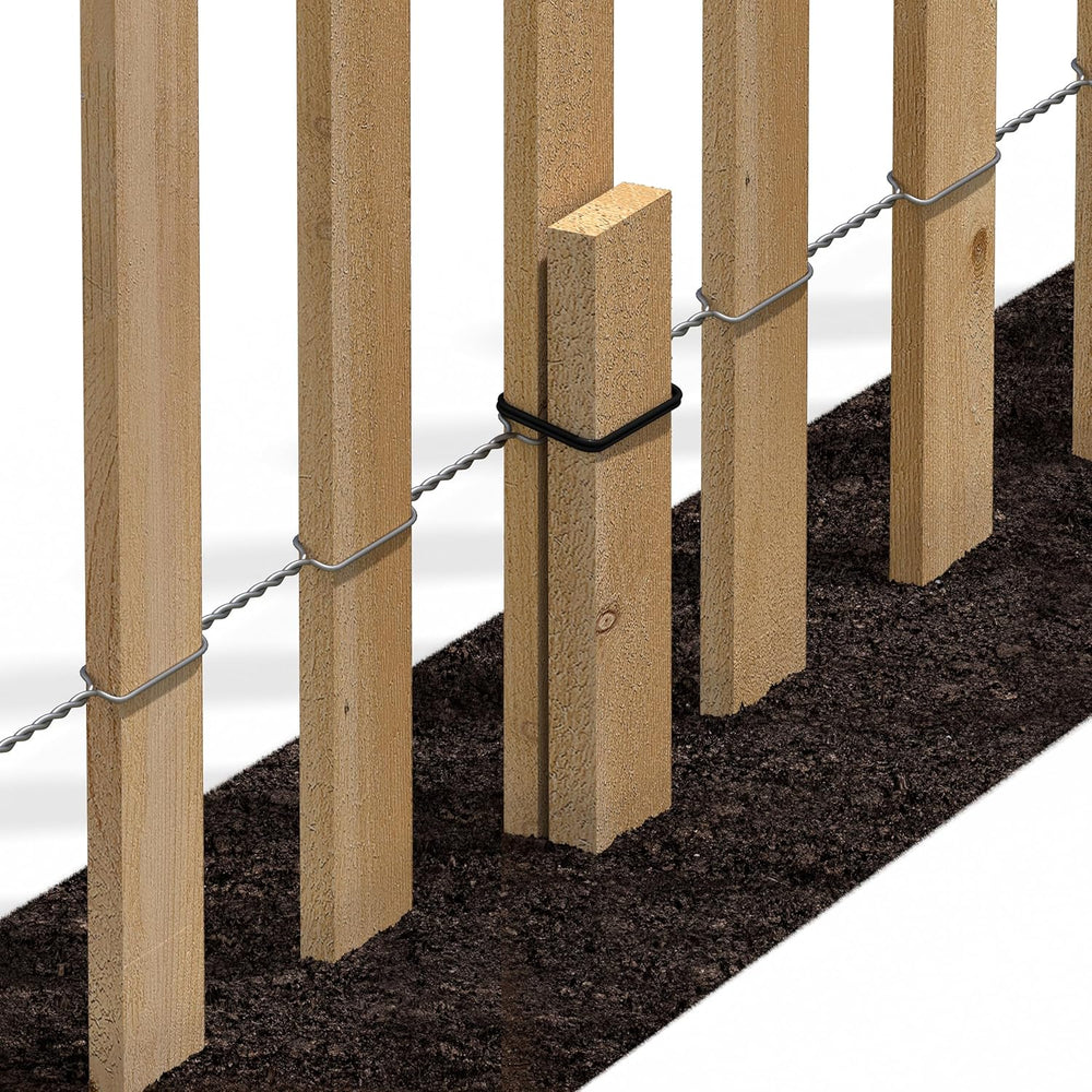 Greenes Fence Cedar Wood Garden Picket Fence, White, 16" H x 8' L (6...