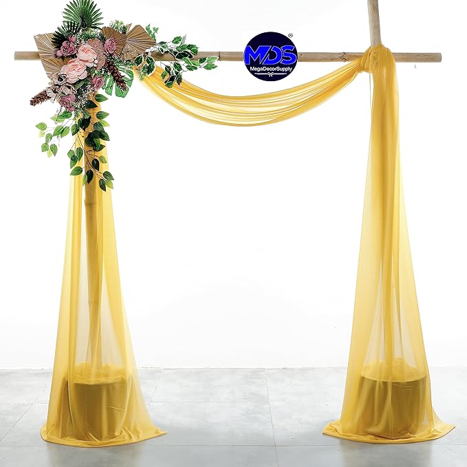 MDS Halloween Chiffon Draping Fabric - 1 Panel, 30" Wide x 40ft Long - S...