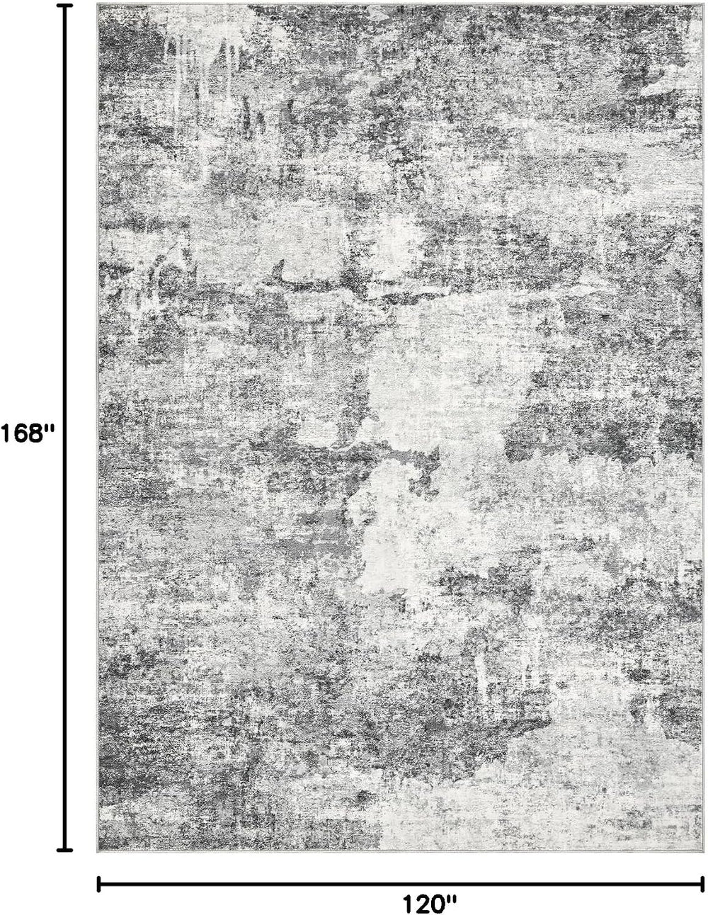 DMOYEST 10x14 Area Rug for Living Room Washable Abstract Indoor Carpet