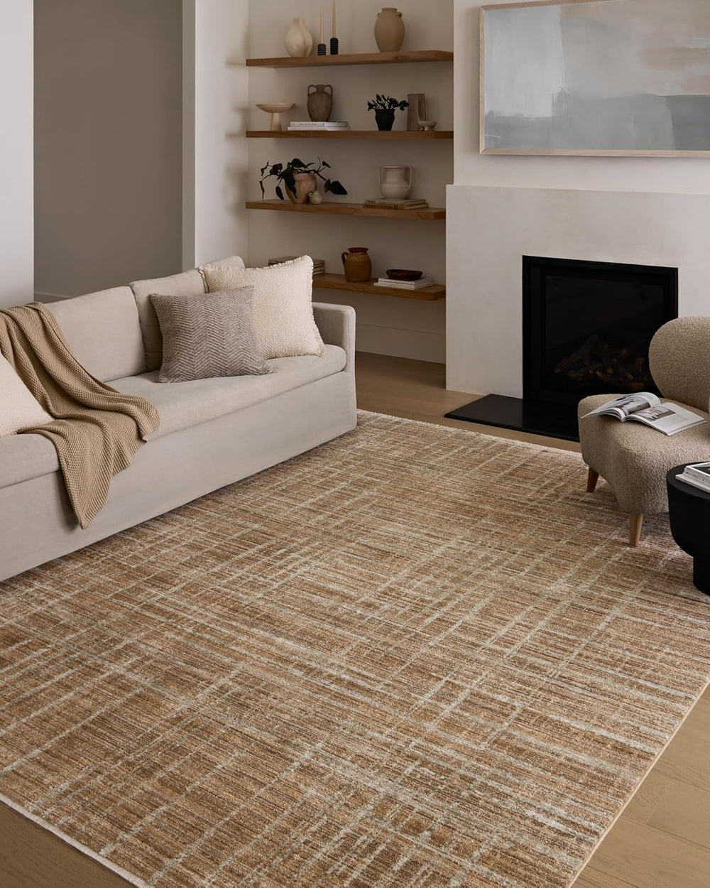 Loloi Wade Clay/Silver 7'-10" x 10' Area Rug