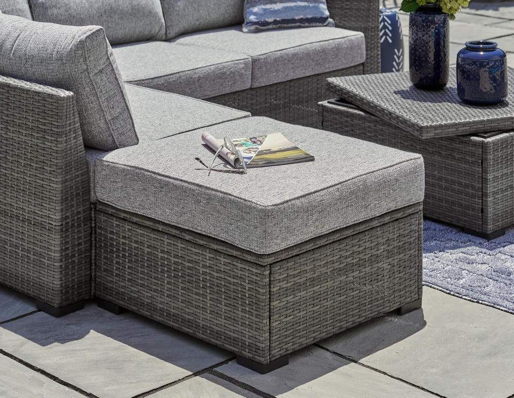Signature Design by Ashley Petal Road 4-Piece Outdoor Patio Furniture Set, Mo...