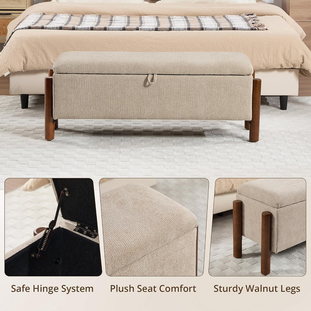 55'' Modern Storage Ottoman Benches