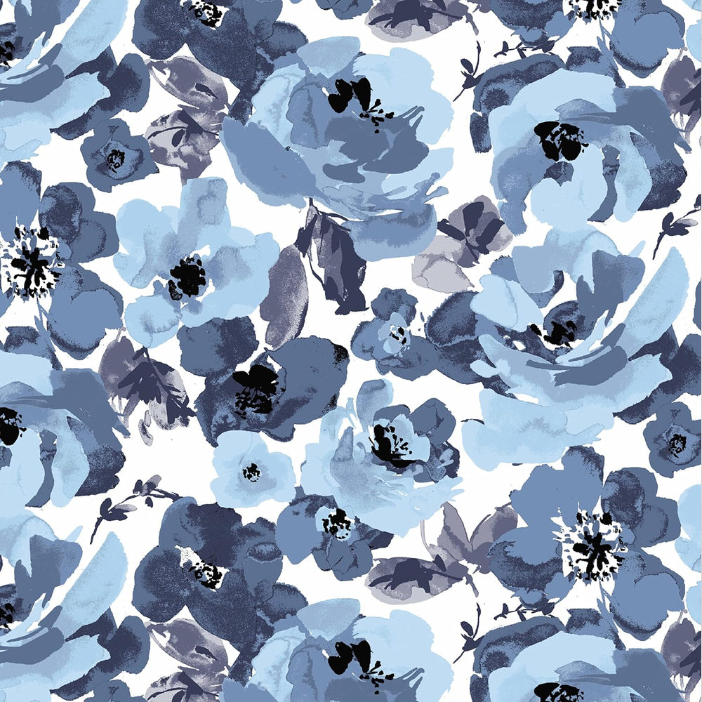 Arden Outdoor Deep Seat Cushion Set, 22x24, Blue Garden Floral