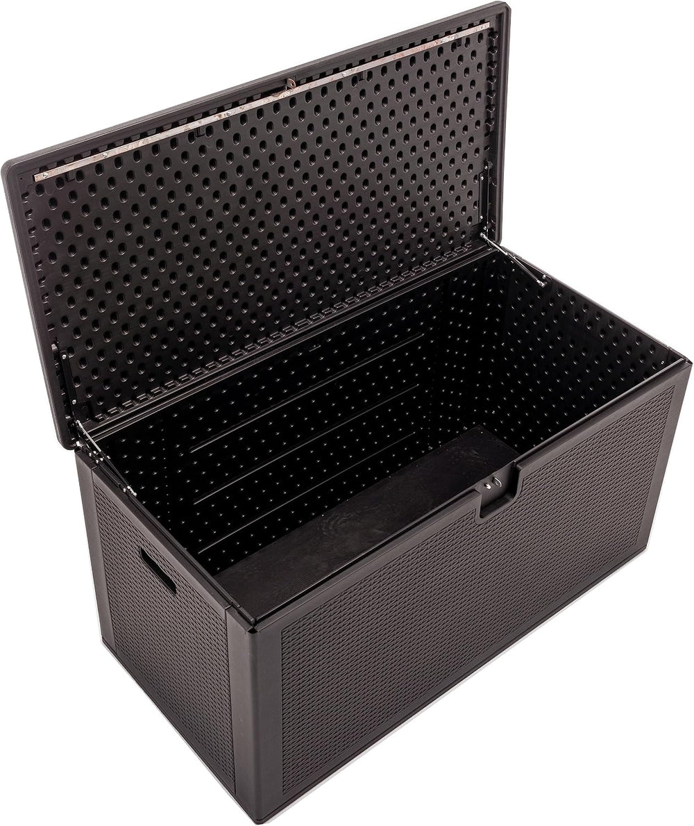 BTExpert Set of 2, 150 Gallon Extra Large Deck Box Outdoor Storage Container ...
