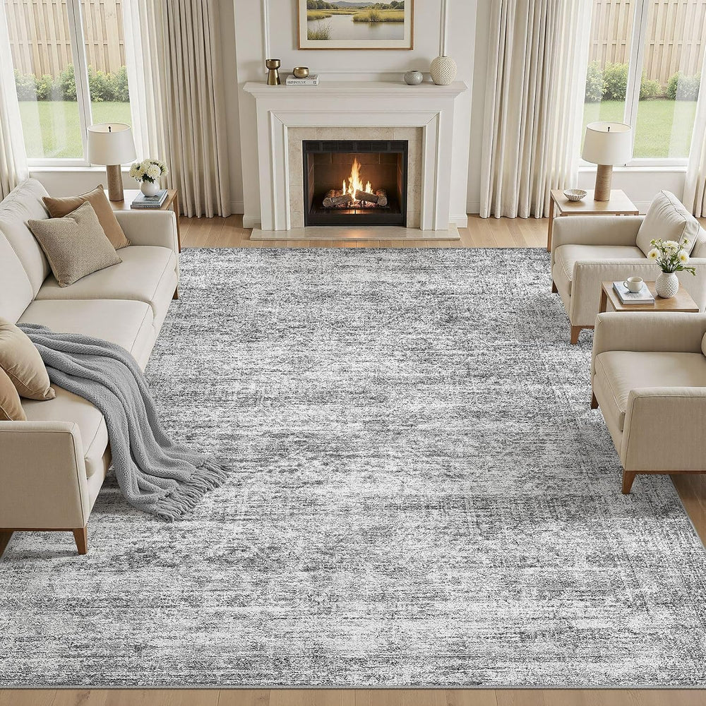 cotiled 9x12 Area Rugs Abstract Distressed Washable Large Living Room Rug