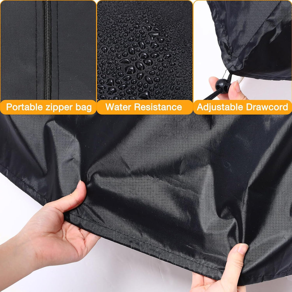 High Back Patio Chair Covers Waterproof 210d, 26w x 26d x 49h in, 4 Pack