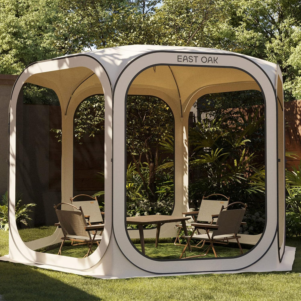 East Oak Pop up Screen Tent with Mosquito Netting, Portable Screen House Cano...