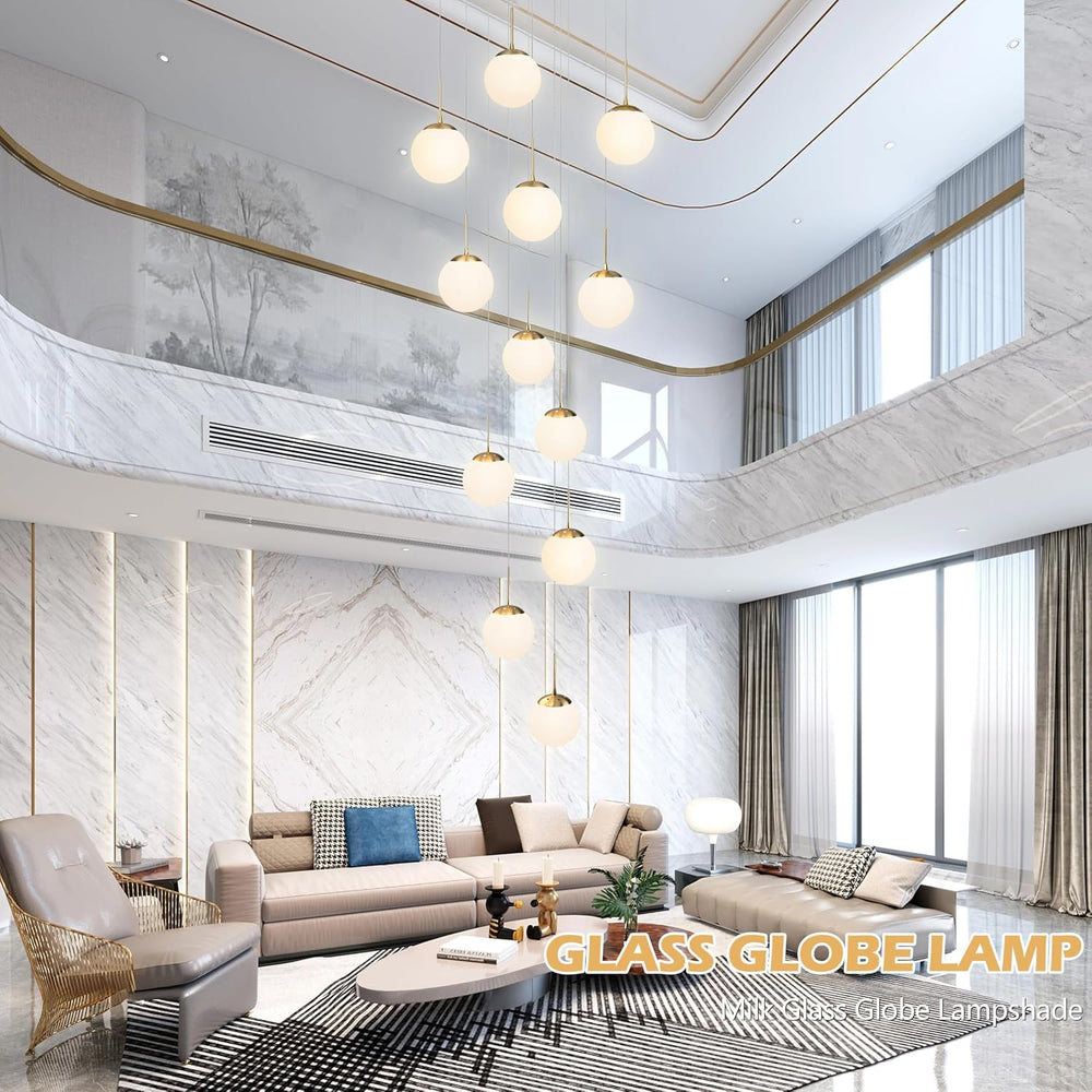 KoKo&Yukina 12-Light Gold Mid Century Modern Chandelier for Living Room S...