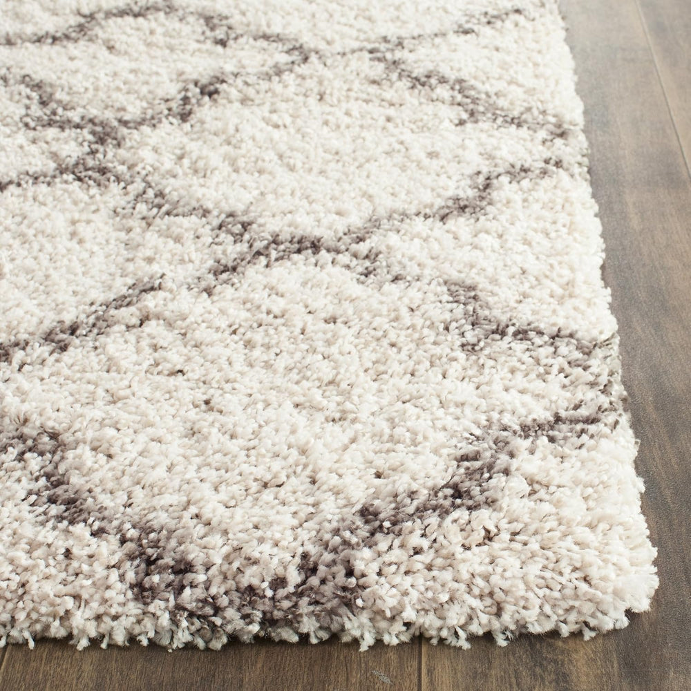 SAFAVIEH Hudson Shag Collection Area Rug - 10' x 14', Ivory & Gre...