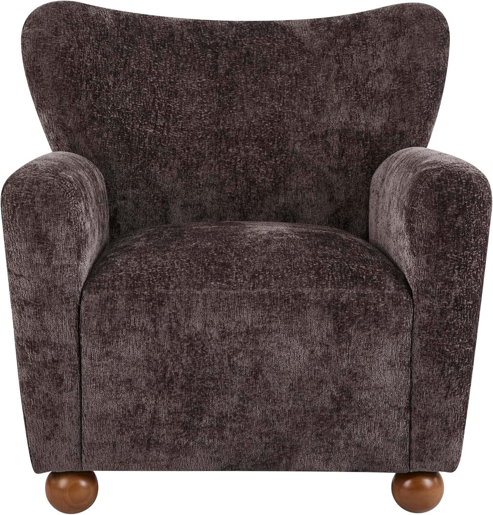 Christopher Knight Home Lindy Wingback Accent Chair, Upholstered Armchair wit...