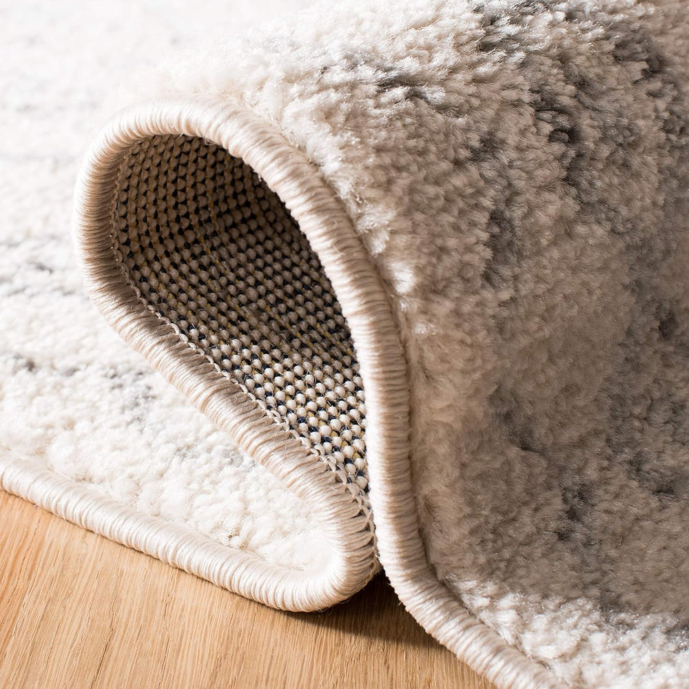 SAFAVIEH Tulum Collection Runner Rug - 2' x 15', Ivory & Grey, Mo...