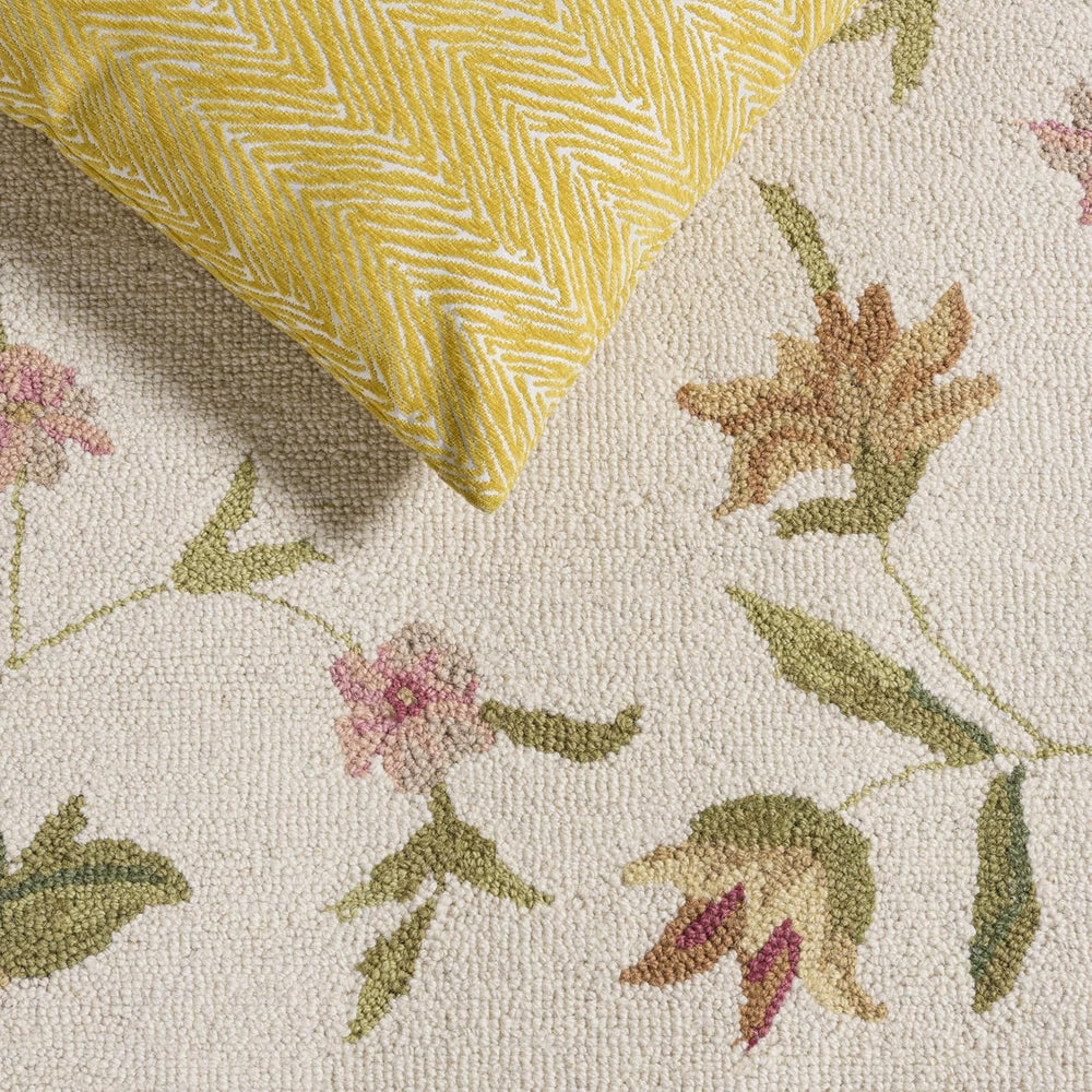 SAFAVIEH Chelsea Collection Area Rug - 9' x 12', Ivory, Hand-Hooked F...