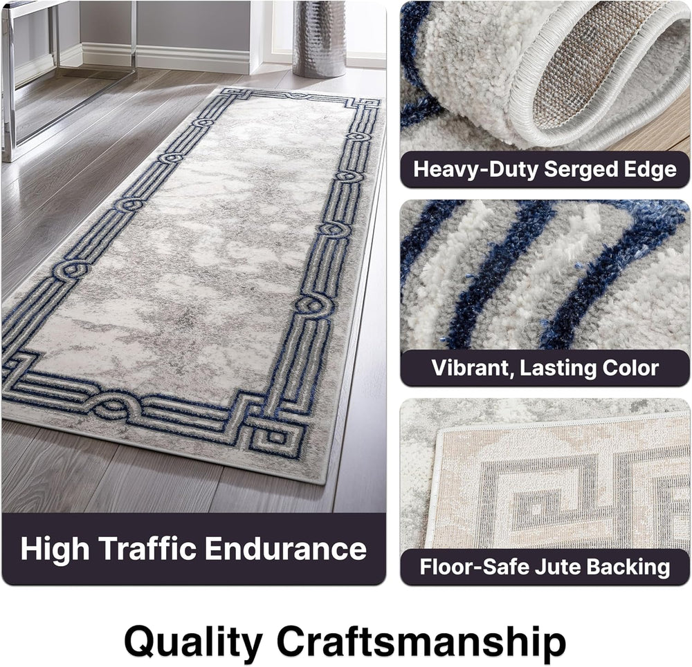 Well Woven Lezlee Abstract Modern 7'10" x 9'10" Area Rug - ...